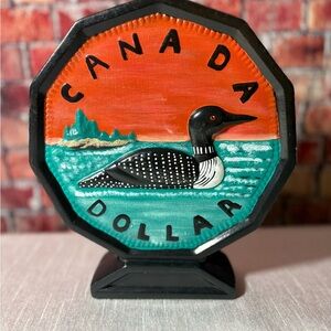 Canada Dollar Decorative Plaque